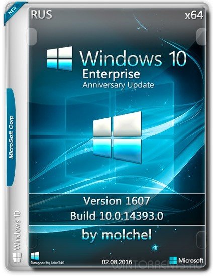 Windows 10 Enterprise 14393 Version 1607 by molchel (x64) (2016) [Rus]