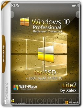 Windows 10 Pro Lite2 (for SSD) by xalex (x64) (2016) [Rus]