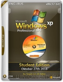 Windows XP Pro SP3 Student Edition October 27th by lil-fella (Team-LiL) (x86) (2016) [En/Ru]