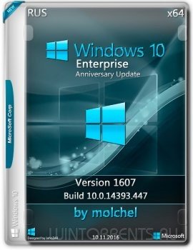 Windows 10 Enterprise v1607 (14393.447) by molchel (x64) (2016) [Rus]