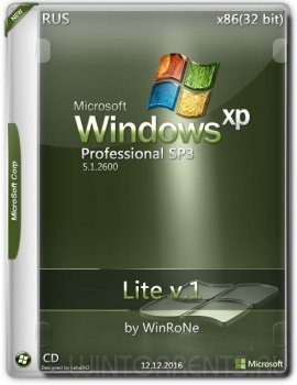 Windows XP Professional SP3 Lite by WinRoNe v.1 (x86) (2016) [Ru]
