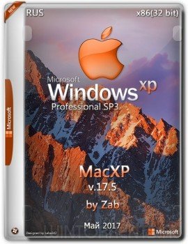 Windows MacXP Pro SP3 (x86) by Zab v.17.5 (2017) [Rus]