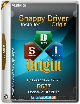 Snappy Driver Installer Origin R637 / Драйверпаки 17073 (Official) (2017) [Multi/Rus]