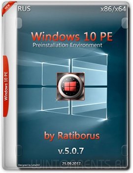 Windows 10 PE (x86-x64) by Ratiborus v.5.0.7 (2017) [Rus]