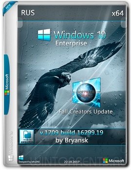 Windows 10 Enterprise (x64) v.1709 build 16299.19 by Bryansk (2017) [Rus]