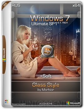 Windows 7 Ultimate SP1 (x64) Glass Style + DriverPack online by Morhior 21.04.18 (2018) [Rus]
