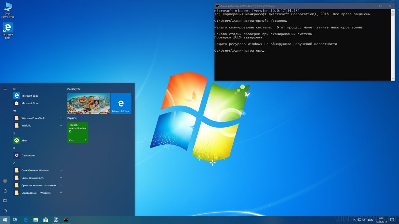 Windows 10 Enterprise RS4 (x64) by G.M.A. v.10.05.18