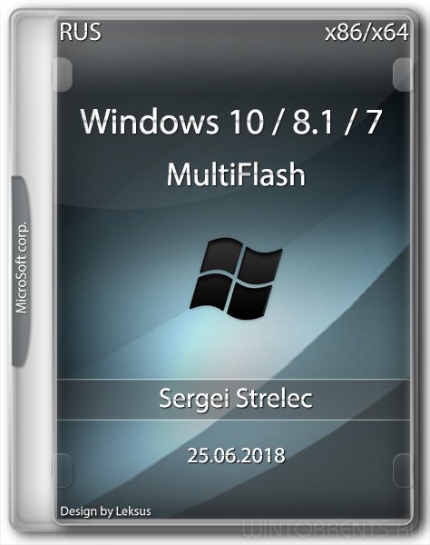 Windows 10, 8.1, 7 (x86-x64) (от Sergei Strelec) в одном ISO-образе 25.06.2018