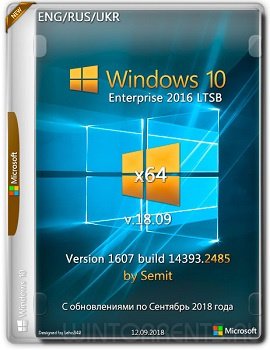 Windows 10 Enterprise (x64) LTSB 2016 by Semit v18.09