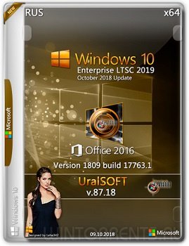 Windows 10 Enterprise LTSC 2019 (x64) 1809 & Office 2016 by UralSOFT v.87.18