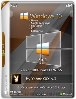 Windows 10 7in1 (x64) 1809.17763.55 v.1 by YahooXXX