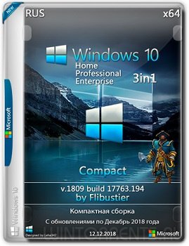 Windows 10 3in1 (x64) Compact 1809 by flibustier