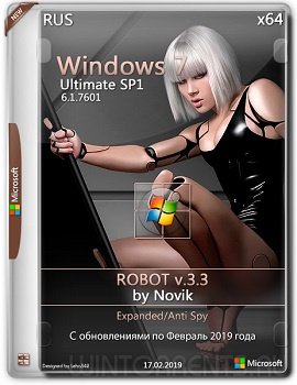 Windows 7 Ultimate SP1 (x64) ROBOT v.3.3 by Novik
