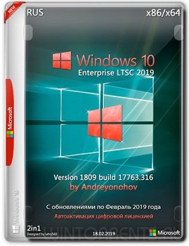 Windows 10 Enterprise LTSC 2019 (x86-x64) 2in1 v.1809.17763.316 by Andreyonohov