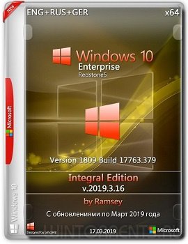 Windows 10 Enterprise (x64) 1809 Integral Edition by Ramsey v.2019.3.16