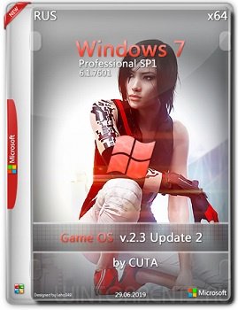 Windows 7 Professional (x64) Game OS v.2.3 UPDATE 2 by CUTA