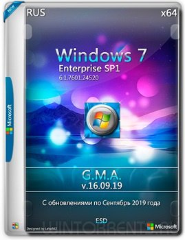 Windows 7 Enterprise SP1 (x64) by G.M.A. v.16.09.19