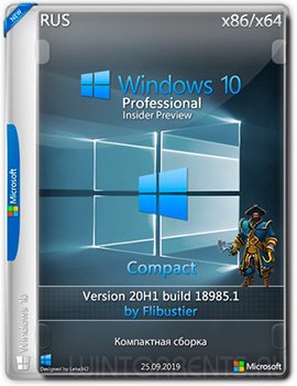 Windows 10 Pro (x86-x64) 20H1.18985.1 Compact By Flibustier
