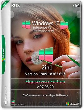 Windows 10 2in1 VL (x64) 1909.18363.657 by Elgujakviso Edition v.07.03.20