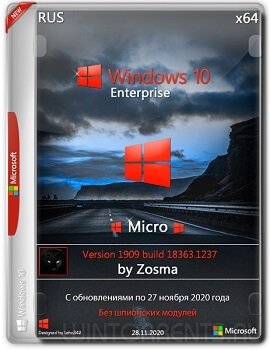 Windows 10 Enterprise (x64) Micro v.1909.18363.1237 by Zosma