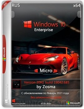 Windows 10 Enterprise (x64) Micro 20H2.19042.685 by Zosma