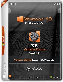 Windows 10 Pro (x64) XE v.4.2.1 by c400's