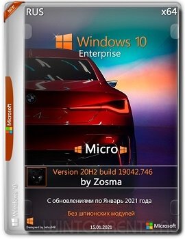 Windows 10 Enterprise (x64) Micro 20H2.19042.746 by Zosma