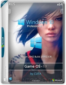 Windows 10 Professional 20H2 (x64) Game OS v.1.3 by CUTA