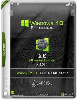 Windows 10 Professional (x64) XE v.4.3.1 by c400's