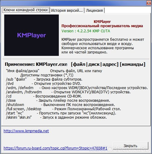 The KMPlayer 4.2.2.54 Build 2 by CUTA