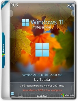 Windows 11 Professional (x64) 22000.346 by Tatata