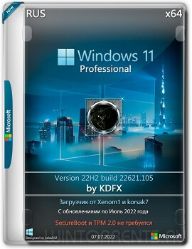 Windows 11 Professional x64 22H2.22621.105 by KDFX
