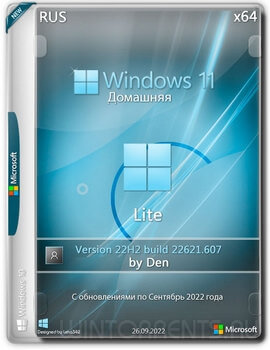 Windows 11 (x64) Lite 22H2 build 22621.607 by Den