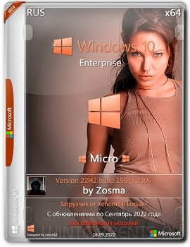Windows 10 Enterprise (x64) Micro v.22H2.19045.2006 by Zosma