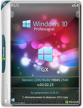 Windows 10 Pro (x64) 22H2.19045.2546 GX 03.02.23
